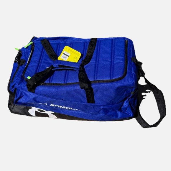 UA Under Armour STORM Cleanup Duffel Blue Baseball Equipment Bat Bag 25" NEW HTF - Picture 3 of 10